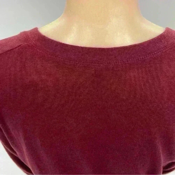 Color Story Women’s Cardigan Burgundy Size Medium - Picture 5 of 11